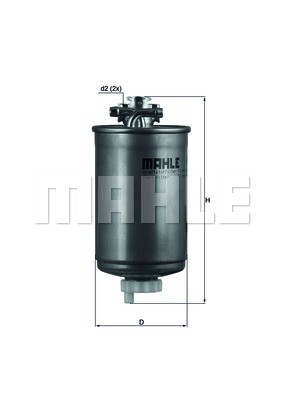 Фильтр топливный KL75 MAHLE