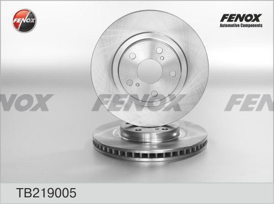 ДИСК ТОРМОЗНОЙ ПЕРЕДНИЙ TB219005 FENOX