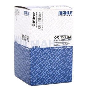 Фильтр масляный двигателя OX153D3 MAHLE