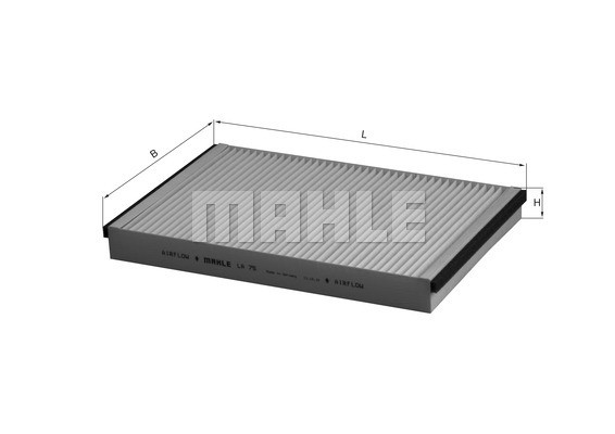 Фильтр салона LA75 MAHLE