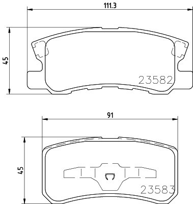 Колодки тормозные дисковые 8DB 355 027-701 PAGID