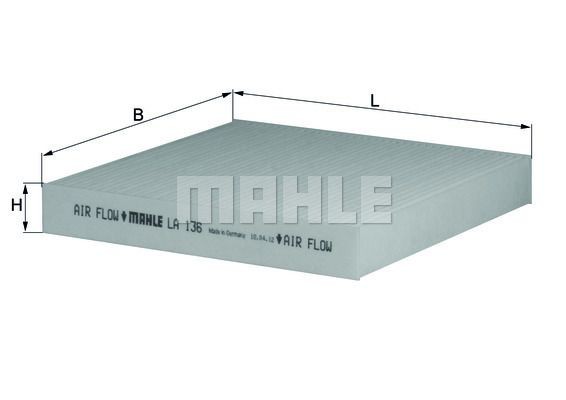 Термостат системы охлаждения TI 136 84 MAHLE
