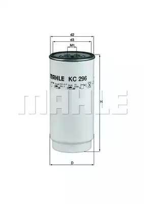 Фильтр топливный KC296D MAHLE