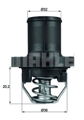 Термостат системы охлаждения TI 47 89 MAHLE