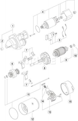 Термостат системы охлаждения TX10089D MAHLE