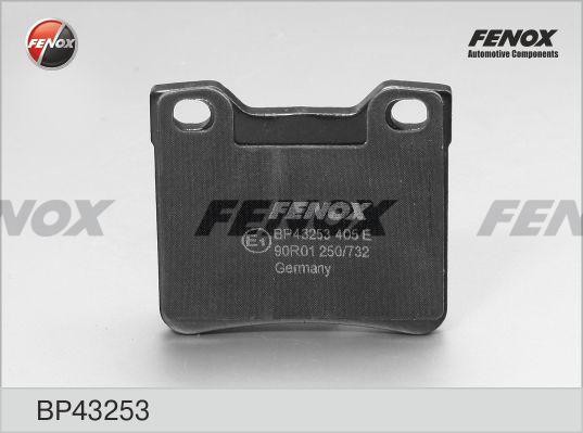КОЛОДКИ ТОРМОЗНЫЕ ДИСКОВЫЕ ЗАДНИЕ BP43253 FENOX