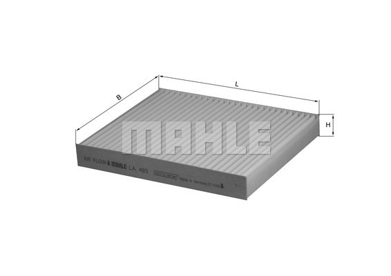 Фильтр салона LA493 MAHLE