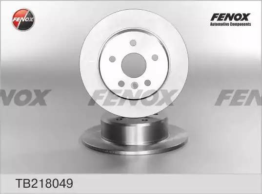 ДИСК ТОРМОЗНОЙ ЗАДНИЙ TB218049 FENOX