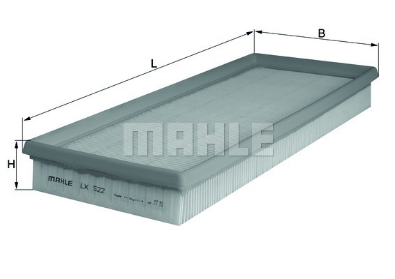 Фильтр воздушный LX522 MAHLE