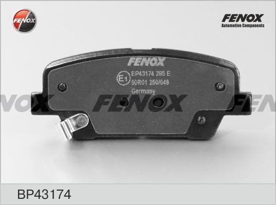 КОЛОДКИ ТОРМОЗНЫЕ ДИСКОВЫЕ ЗАДНИЕ BP43174 FENOX