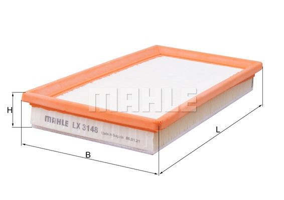 Фильтр воздушный LX331 MAHLE