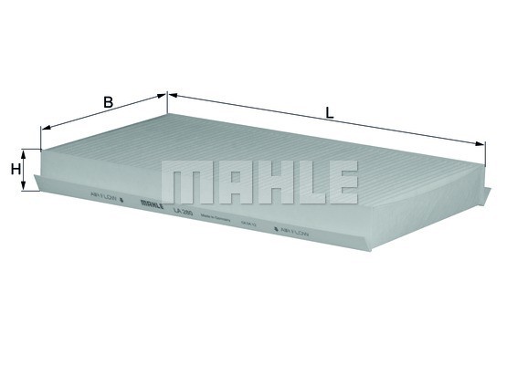 Фильтр салона LA280 MAHLE