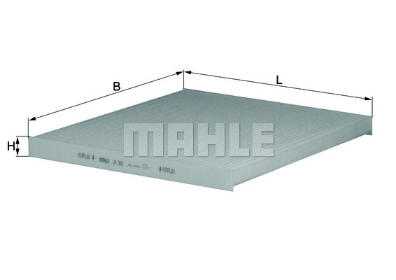 Фильтр салона LA306 MAHLE