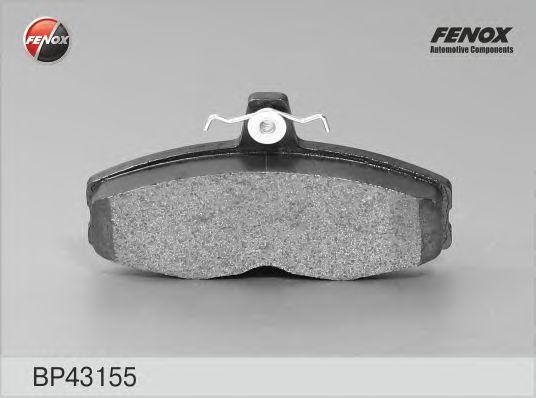 КОЛОДКИ ТОРМОЗНЫЕ ДИСКОВЫЕ ПЕРЕДНИЕ BP43155 FENOX