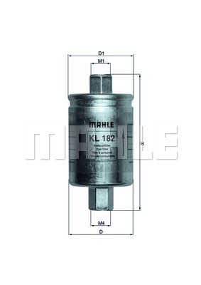 Фильтр топливный KL182 MAHLE