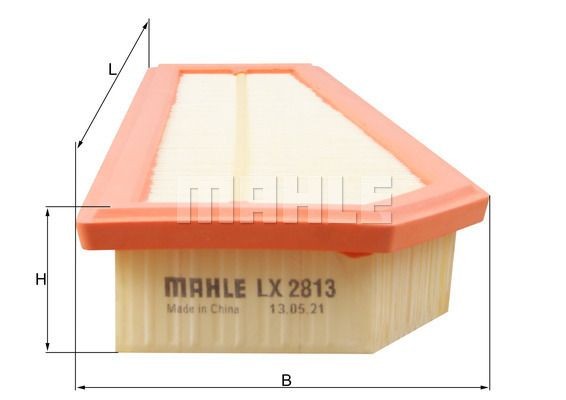 Фильтр воздушный LX2813 MAHLE
