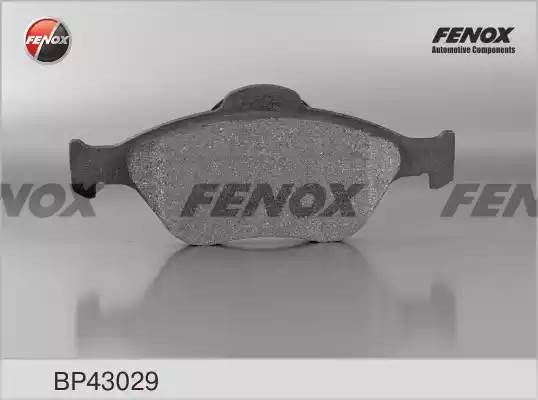 КОЛОДКИ ТОРМОЗНЫЕ ДИСКОВЫЕ ПЕРЕДНИЕ BP43029 FENOX