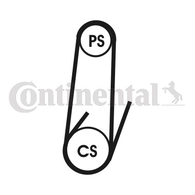 Ремень приводной 4-PK-711 ELAST CONTITECH