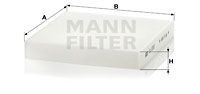 Фильтр салона CU2253 MANN FILTER