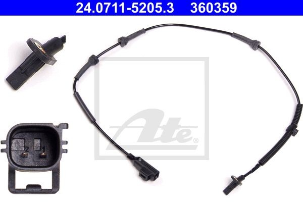 Датчик ABS 24.0711-5205.3 ATE