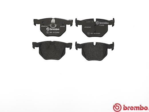 Колодки тормозные дисковые P06033 BREMBO