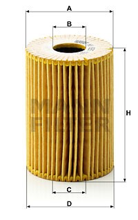 Фильтр масляный двигателя HU825X MANN FILTER