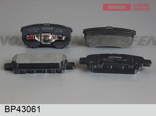 КОЛОДКИ ТОРМОЗНЫЕ ДИСКОВЫЕ ЗАДНИЕ BP43061 FENOX