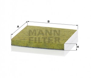 Фильтр салона FP 2043 MANN FILTER