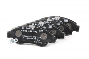 Колодки тормозные дисковые 0 986 494 299 BOSCH