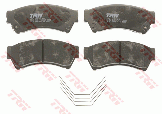 Колодки тормозные дисковые GDB3501 TRW