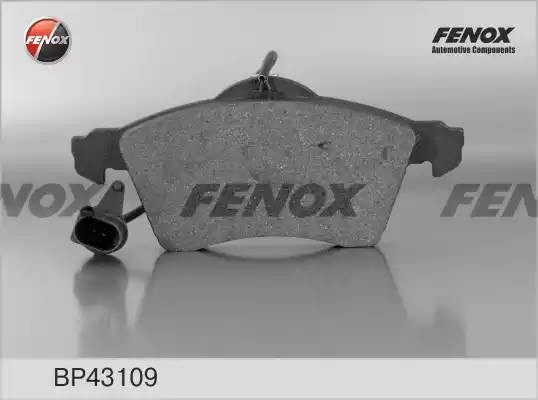 КОЛОДКИ ТОРМОЗНЫЕ ДИСКОВЫЕ ПЕРЕДНИЕ BP43109 FENOX