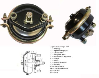 Камера тормозная 1003519310 AVTOMAGNAT