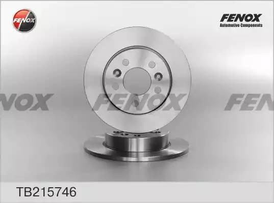 ДИСК ТОРМОЗНОЙ ЗАДНИЙ TB215746 FENOX