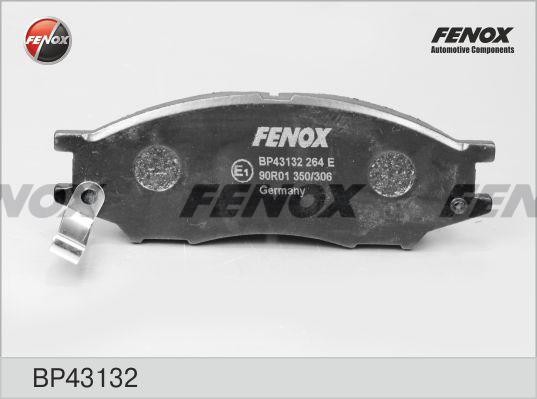 КОЛОДКИ ТОРМОЗНЫЕ ДИСКОВЫЕ ПЕРЕДНИЕ BP43132 FENOX