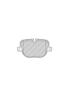 Колодки тормозные дисковые FDB4106 FERODO