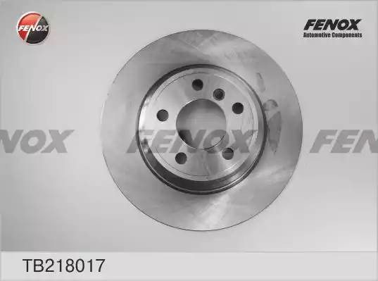 ДИСК ТОРМОЗНОЙ ЗАДНИЙ TB218017 FENOX