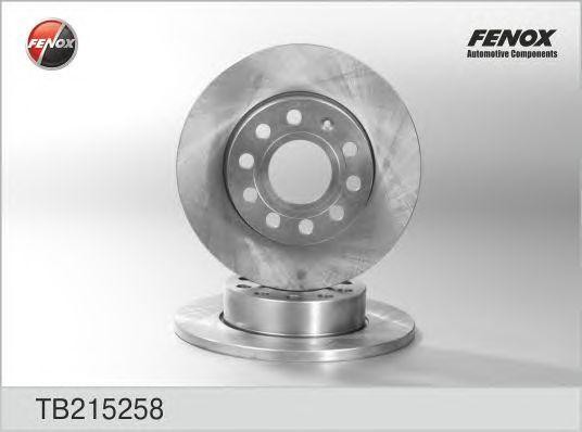 ДИСК ТОРМОЗНОЙ ЗАДНИЙ TB215258 FENOX