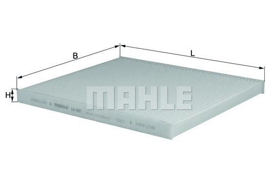 Фильтр салона LA301 MAHLE