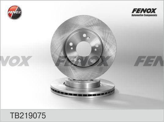 ДИСК ТОРМОЗНОЙ ПЕРЕДНИЙ TB219075 FENOX