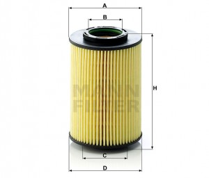 Фильтр масляный двигателя HU822/5X MANN FILTER