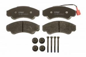Колодки тормозные дисковые GDB1518 TRW