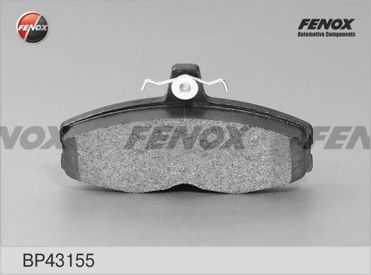 КОЛОДКИ ТОРМОЗНЫЕ ДИСКОВЫЕ ПЕРЕДНИЕ BP43155 FENOX