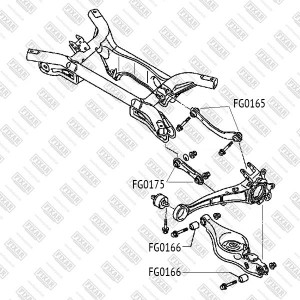 Сайлентблок FG0166 FIXAR