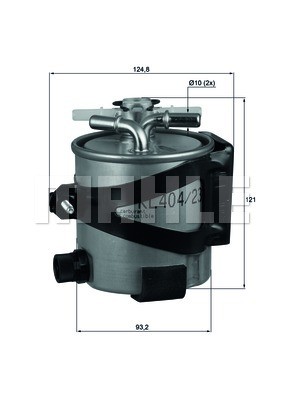 Фильтр топливный KLH44/22 MAHLE