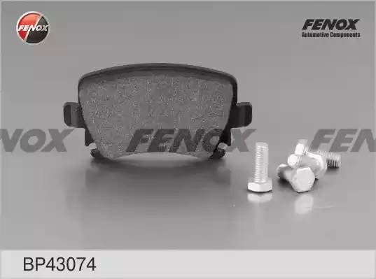 КОЛОДКИ ТОРМОЗНЫЕ ДИСКОВЫЕ ЗАДНИЕ BP43074 FENOX
