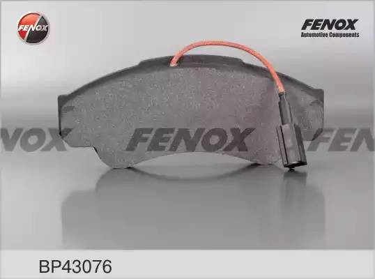 КОЛОДКИ ТОРМОЗНЫЕ ДИСКОВЫЕ ПЕРЕДНИЕ BP43076 FENOX