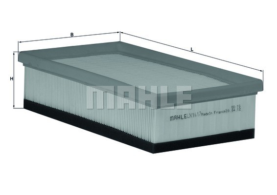 Фильтр воздушный LX1617 MAHLE