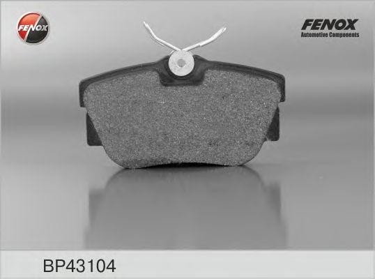 КОЛОДКИ ТОРМОЗНЫЕ ДИСКОВЫЕ ЗАДНИЕ BP43104 FENOX