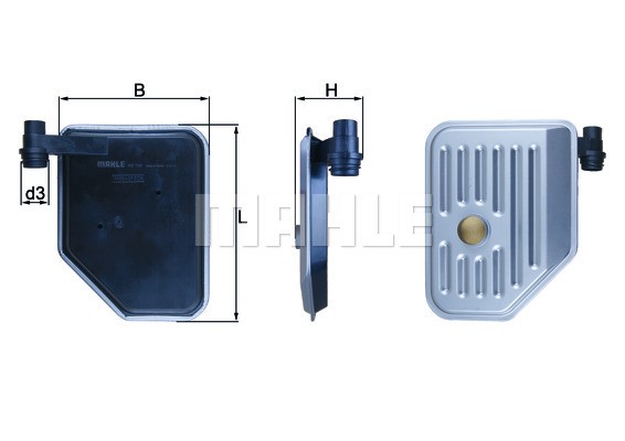 Фильтр масляный АКПП HX156 MAHLE