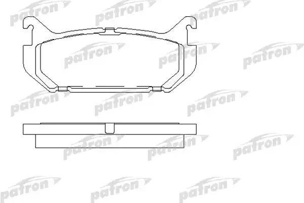 Колодки тормозные дисковые PBP869 PATRON